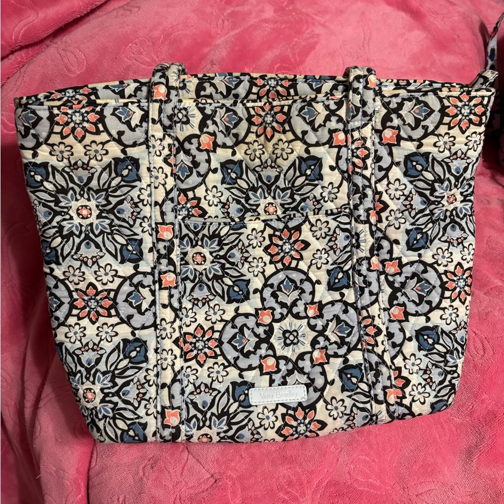 Vera Bradley Floral Patterned Tote Bag